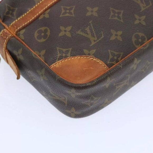 LOUIS VUITTON Monogram Compiegne 28 Clutch Bag M51845 LV Auth - Picture 9 of 15